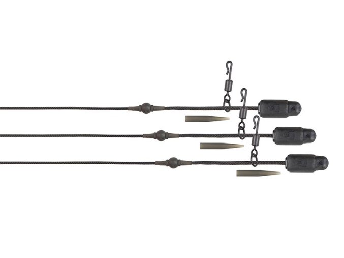 fox montaz edges leadcore heli clip rigs naturals 3 ks 50 lb