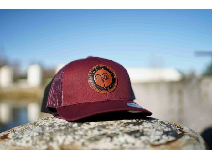 Forgotten Flavours kšiltovka retro mesh cap Red