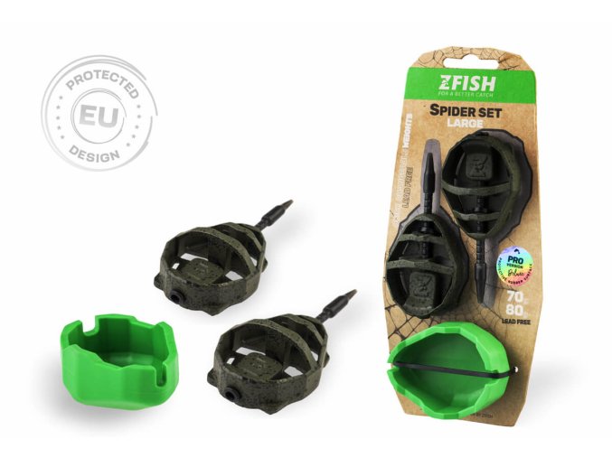 zfish sada method feeder spider large set 70 80g formicka