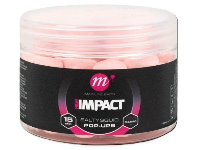 mainline pop up hi impact salty squid 15 mm