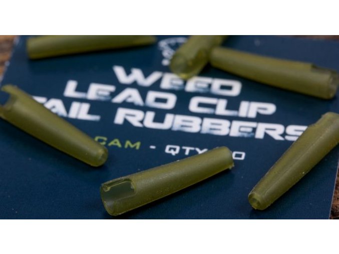 Nash Převlek na závěsku Weed Lead Clip Tail Rubbers Diffusion Camo 10ks