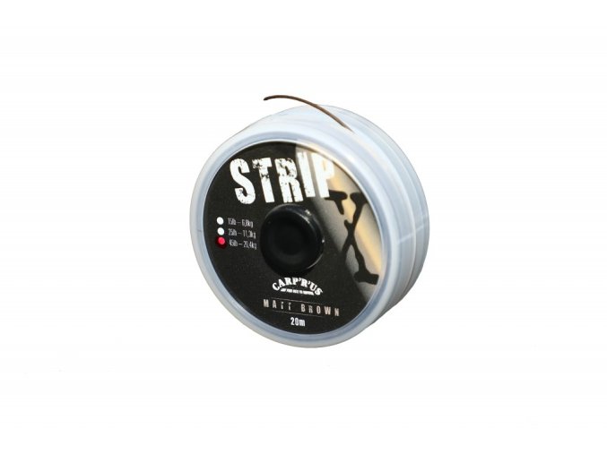 Carp´R´Us Potahovaná šňůrka Strip-X Matt Brown (Varianta Carp´R´Us Strip-X Matt Brown - 45lb, 20m)