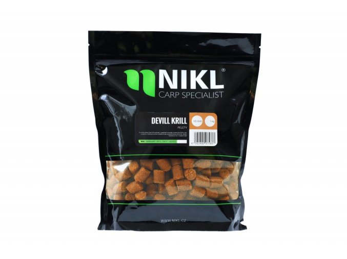 Nikl Pelety Devill Krill 1kg (Varianta Nikl Pelety Devill Krill 3mm, 1kg)