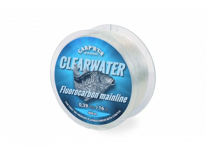 Carp´R´Us Kmenový vlasec Clearwater Fluorocarbon Mainline (Varianta Carp´R´Us Clearwater Fluorocarbon Mainline – 12lb/0,33mm (400m))