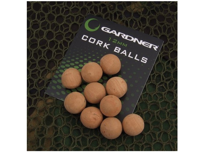 Gardner Korkové kuličky Cork Balls 12mm, 10ks