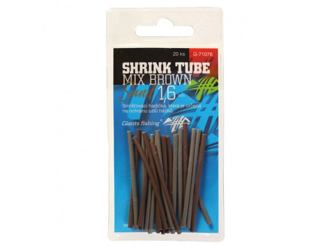 Giants Fishing Smršťovací hadička mix barev Shrink Tube Brown-Sand 2mm,20ks