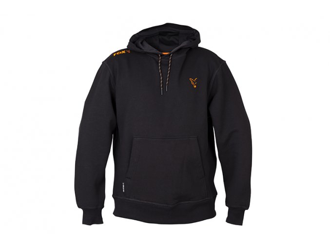 fox collection hoody black orange main