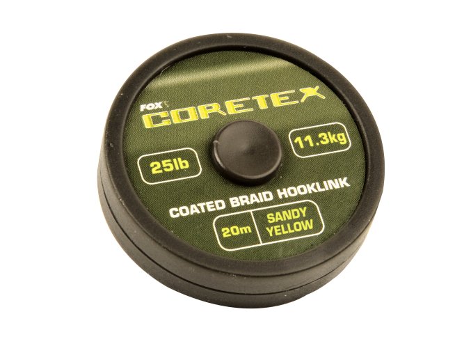 Fox potažená návazcová šňůrka Coretex