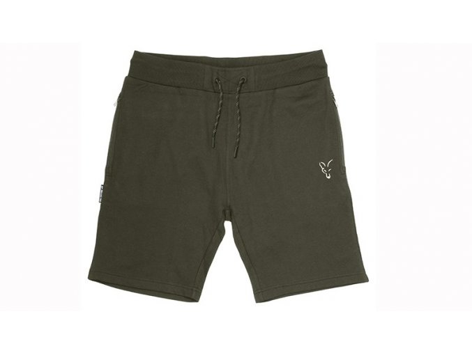 fox collection jogger shorts green silver flat