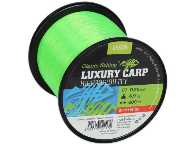 Giants Fishing Vlasec Luxury Carp High-Visibility Green 600m