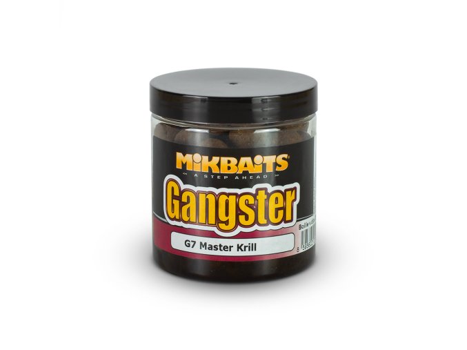 Mikbaits Gangster boilie v dipu 250ml - G7 Master Krill 16mm