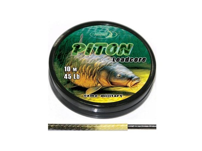 Katran olověná šňůra Piton Leadcore camo 45lb