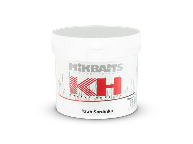 Mikbaits Krvavý Huňáček těsto 200g - Krab Sardinka