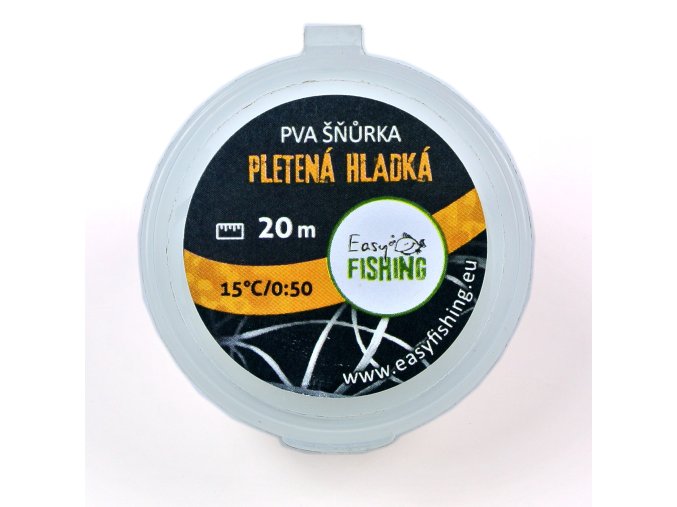 EasyFISHING šňůrky,pásky - PVA šňůrka silnější hladká 20m