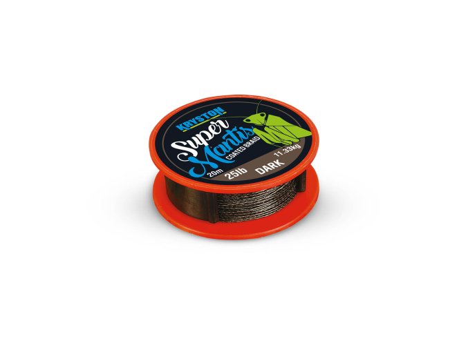 Kryston potahované šňůrky - Super Mantis Gold 25lb 20m