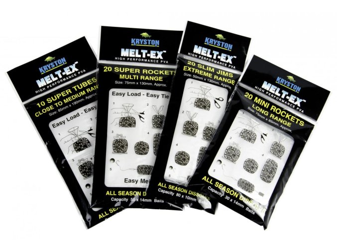Kryston Meltex Rocket Tubes PVA sáčky 85x190mm 10ks