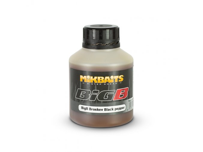 Mikbaits Legends booster 250ml - BigB Broskev Black pepper