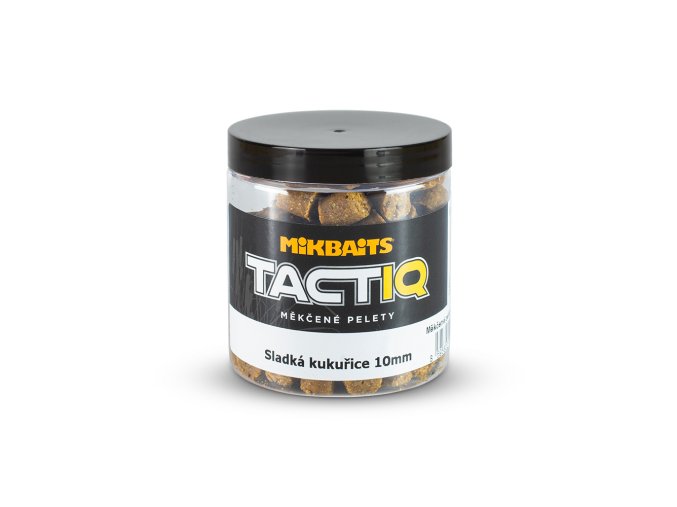 Mikbaits TactiQ měkčené pelety 250ml - Sladká kukuřice 10mm