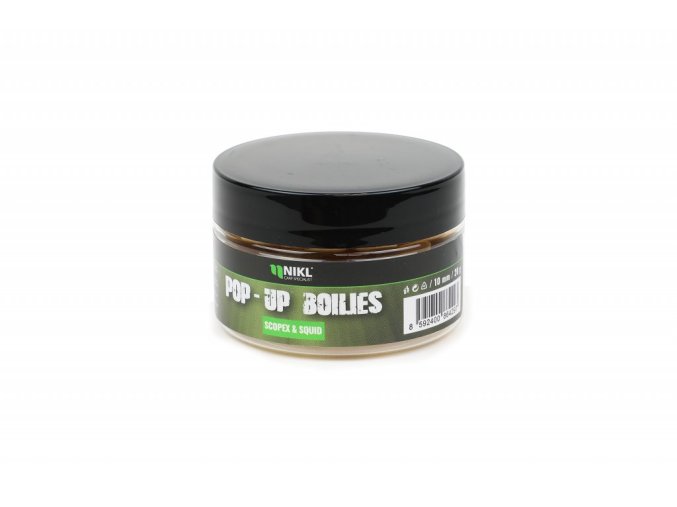 Nikl Plovoucí boilies Scopex & Squid (Varianta Nikl Plovoucí boilies Scopex & Squid - světle růžová 18mm, 50g)
