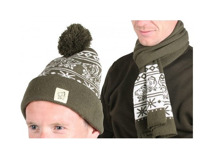 Nash výprodej - vánoční set Xmas Hat & Scarf Set