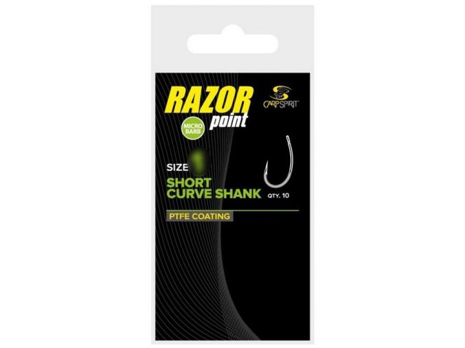 Carp Spirit háčky Short Curve Shank 4, 10 ks