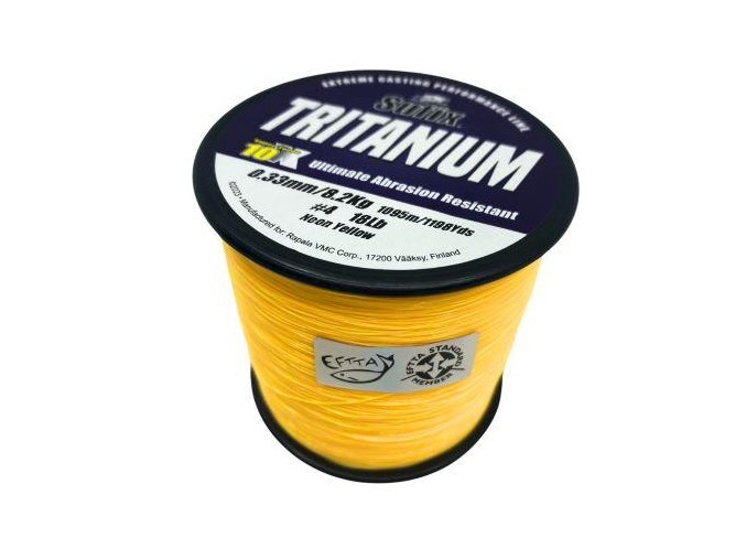 Sufix vlasec Tritanium 11365 m/0,30 mm/6,8 kg, zlatý