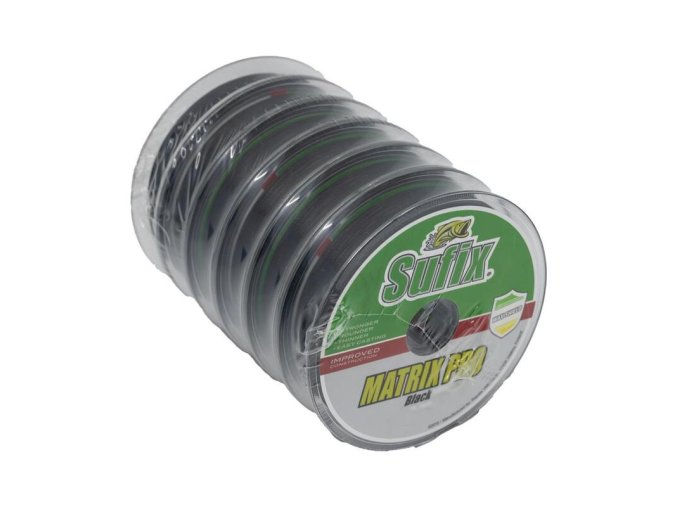 Sufix Matrix šňůra Pro 6×100 m/0,12 mm/6,7 kg černá