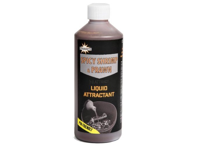 Dynamite Baits Liquid Attractant Spicy Shrimp&Prawn 500 ml