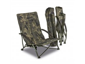 Solar Křeslo Undercover Camo Foldable Easy Chair - Low