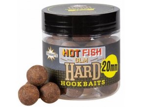 Dynamite Baits tvrzené boilie Hardened Hookbaits Hot Fish&GLM 20 mm
