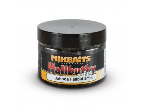 Mikbaits Halibutky v dipu 150ml - Jahoda Halibut 8mm