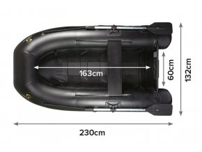 Carp Spirit člun Black Boat ONE 230