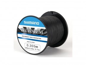 Shimano Vlasec Technium PB Černá - Průměr 0,285 mm / Nosnost 7,5 kg / Návin 1250 m