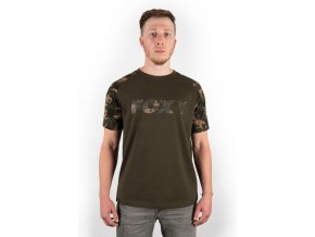 fox triko camo khaki chest print t shirt (3)