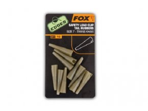 Fox převleky na závěsky Edges Lead Clip Tail Rubbers vel. 7