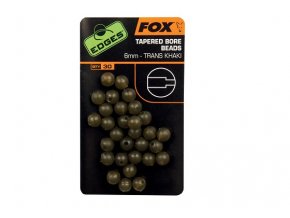 Fox gumové korálky Edges Tapered Bore Beads