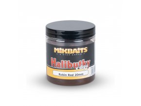 Mikbaits Halibutky v dipu 250ml - Robin Red 20mm