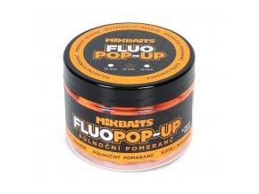 Mikbaits Plovoucí fluo boilie 150ml - Půlnoční pomeranč 14mm