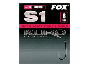 Fox rybářské háčky Kuro S1 (bez protihrotu)