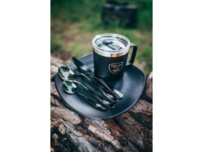 Giants fishing Sada příborů černý nerez Cutlery SS 410 ( 4pc - set )