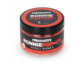 Mikbaits plovoucí boilies Ronnie pop-up 150ml - Chilli Mango 16mm