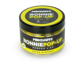 Mikbaits plovoucí boilie Ronnie pop-up 150ml - Scopex + CC 16mm