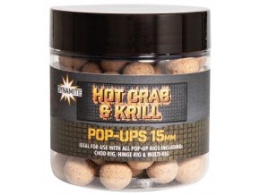 Dynamite Baits plovoucí boilie Pop-Ups Hot Crab & Krill 15 mm