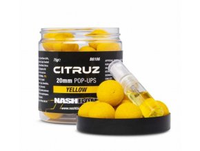 nash plovouci boilies citruz pop ups yellow 75 g