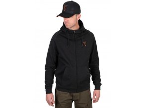 fox mikina collection lightweight hoodie orange black