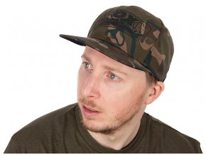 fox ksiltovka camo flat peak snapback hat