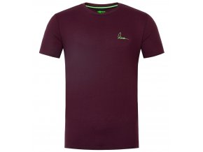 korda tricko minimal tee burgundy