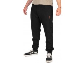 fox teplaky collection joggers black orange (2)