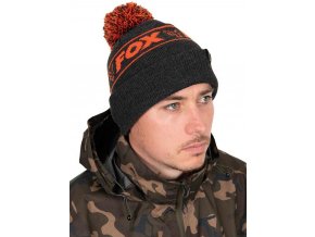 fox cepice collection bobble black orange (1)