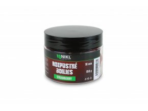 Nikl Rozpustné boilies Strawberry 250ml (Varianta Nikl Rozpustné boilies Strawberry 18mm, 250ml)
